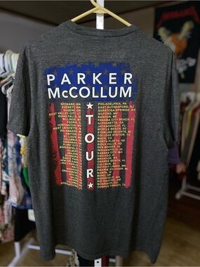 Parker McCollum Tour Tee with Red, White & Blue Graphic
